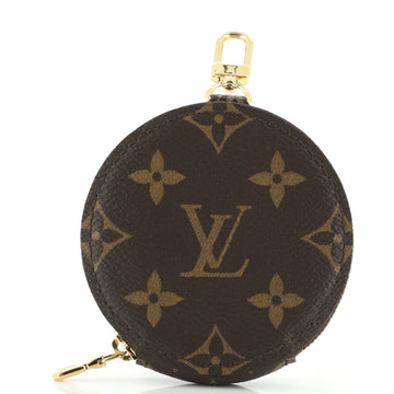 Louis Vuitton Multi Pochette Accessoires Round Coin Purse Monogram Canvas