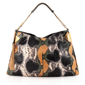 Gucci 1970 Hobo Python Large