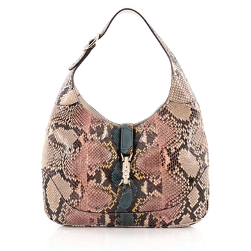 Gucci Jackie Original Shoulder Bag Python Medium