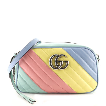 Gucci GG Marmont Shoulder Bag Diagonal Quilted Leather Small