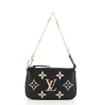 Louis Vuitton Pochette Accessoires Bicolor Monogram Empreinte Giant Mini