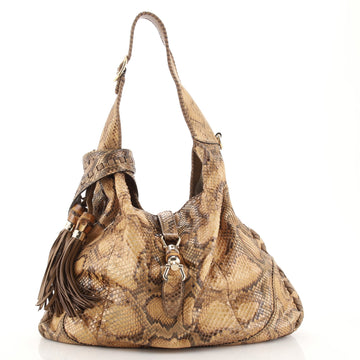 Gucci New Jackie Bag Python Large