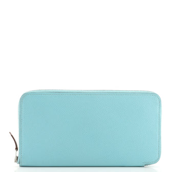 Hermes Azap Zip Around Wallet Silk'in Epsom Long
