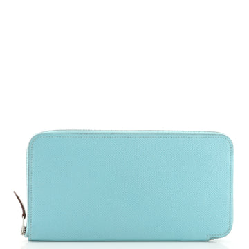 Hermes Azap Zip Around Wallet Silk'in Epsom Long