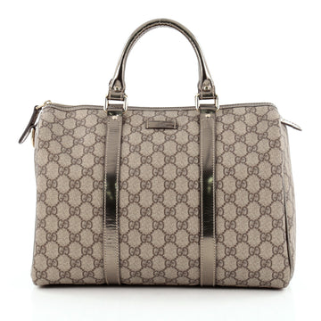 Gucci Joy Boston Bag GG Coated Canvas Medium.