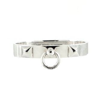 Hermes Collier de Chien Bracelet Sterling Silver PM