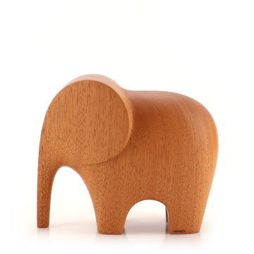 Hermes Lao Paperweight Mahogany Wood