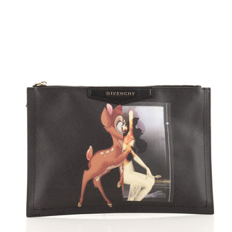 Givenchy Zipped Pouch Printed Coated Canvas Medium