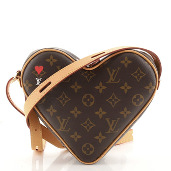 Louis Vuitton Coeur Handbag Limited Edition Game On Monogram Canvas