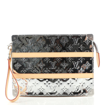 Louis Vuitton Trunk Pouch Monogram Mirror Coated Canvas