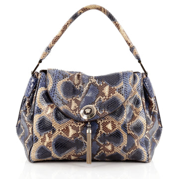 Versace Vanitas Talia Handbag Python