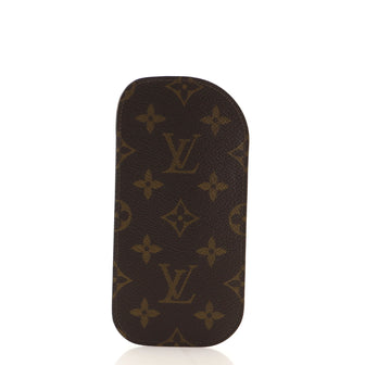 Louis Vuitton Etui Lunettes Simple Glasses Case Monogram Canvas