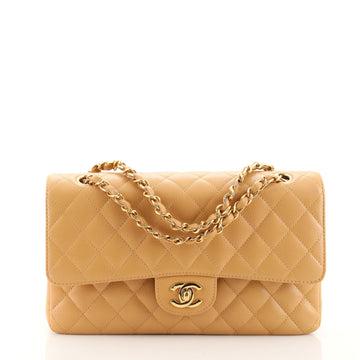 Chanel Vintage Classic Double Flap Bag Quilted Caviar Medium