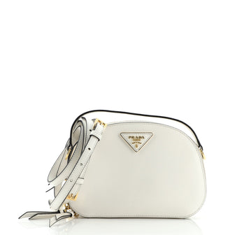 Prada Odette Top Handle Bag Saffiano Leather Small