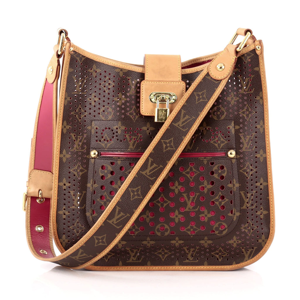 Louis Vuitton Louis Vuitton Perforated Musette Fuchsia Monogram