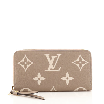 Louis Vuitton Zippy Wallet Bicolor Monogram Empreinte Giant
