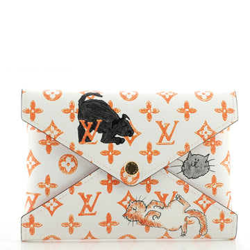 Louis Vuitton Kirigami Pochette Limited Edition Grace Coddington Catogram Canvas MM