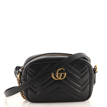Gucci GG Marmont Shoulder Bag Matelasse Leather Mini