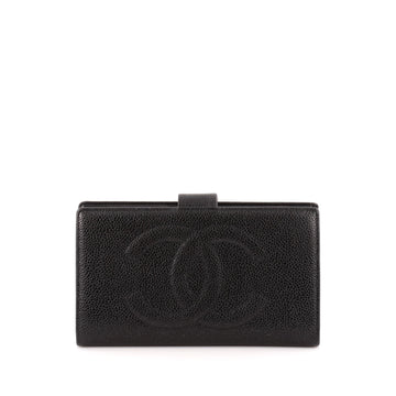 Chanel Timeless CC French Wallet Caviar Long