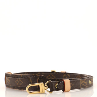 Louis Vuitton Adjustable Shoulder Strap Monogram Canvas 16mm