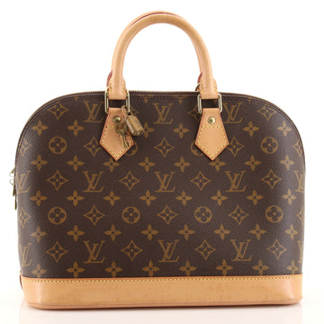 Louis Vuitton Vintage Alma Handbag Monogram Canvas PM