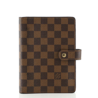 Louis Vuitton Ring Agenda Cover Damier MM
