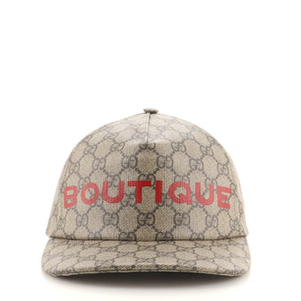 Gucci Baseball Cap Printed GG Coated Canvas