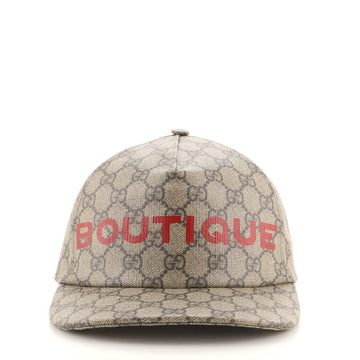 Gucci Baseball Cap Printed GG Coated Canvas