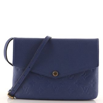 Louis Vuitton Twice Handbag Monogram Empreinte Leather