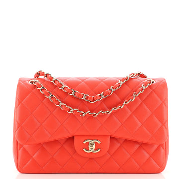 Chanel Classic Double Flap Bag Quilted Caviar Jumbo