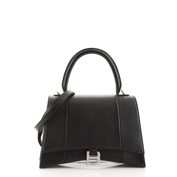 Balenciaga Hourglass Top Handle Bag Leather Medium