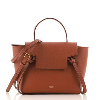 Celine Belt Bag Textured Leather Nano