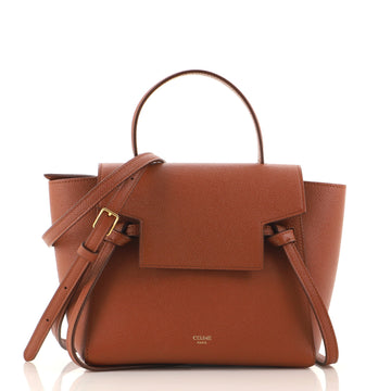 Celine Belt Bag Textured Leather Nano