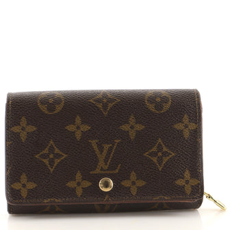 Louis Vuitton Porte Monnaie Tresor Wallet Monogram Canvas