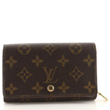 Louis Vuitton Porte Monnaie Tresor Wallet Monogram Canvas