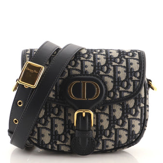 Christian Dior Bobby Flap Bag Oblique Canvas Small