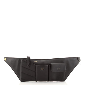 Fendi 3 Pockets Belt Bag Leather