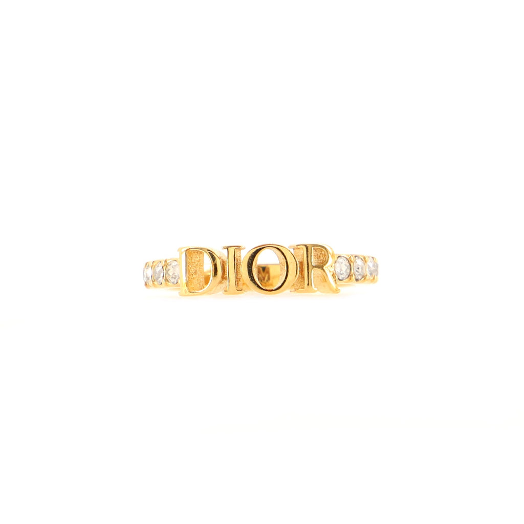 Christian Dior Dio(r)evolution Ring Metal and Crystals Gold 1130451