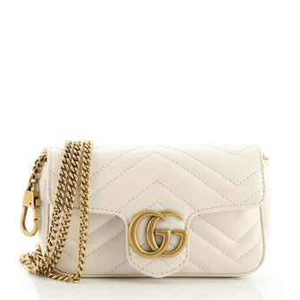 Gucci GG Marmont Flap Bag Matelasse Leather Super Mini