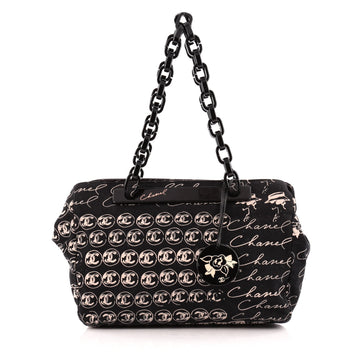 Chanel Resin Tote Printed Canvas