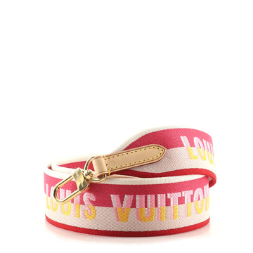 Louis Vuitton Logo Shoulder Strap Jacquard Wide