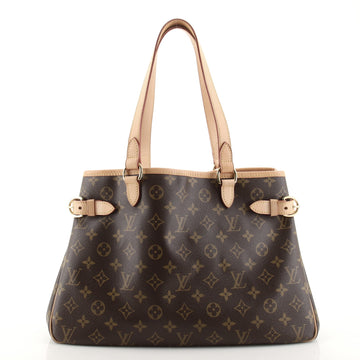 Louis Vuitton Batignolles Handbag Monogram Canvas Horizontal