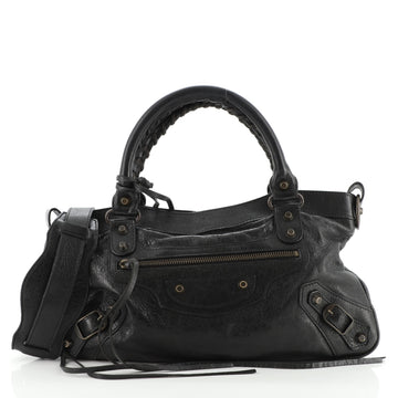 Balenciaga First Classic Studs Bag Leather