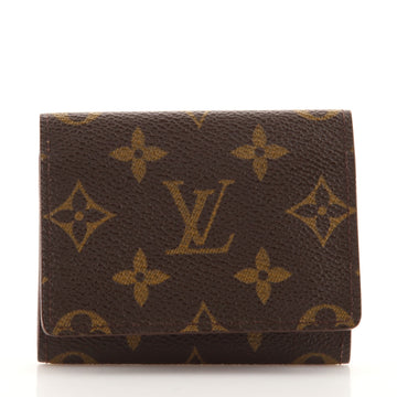 Louis Vuitton Envelope Business Card Holder Monogram Canvas