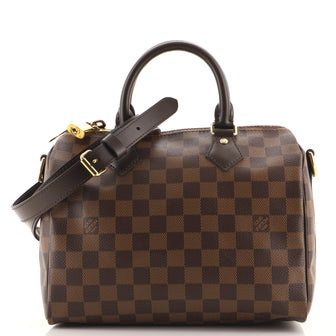 Louis Vuitton Speedy Bandouliere Bag Damier 25
