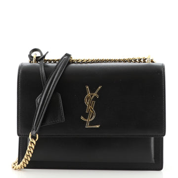 Saint Laurent Sunset Crossbody Bag Leather Medium