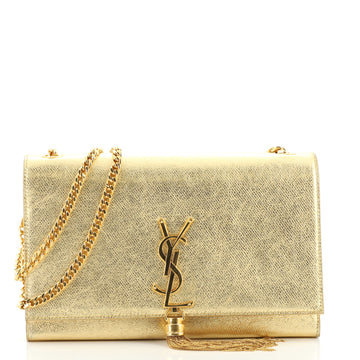Saint Laurent Classic Monogram Tassel Crossbody Bag Leather Medium