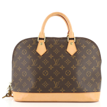Louis Vuitton Vintage Alma Handbag Monogram Canvas PM