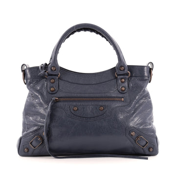 Balenciaga Town Classic Studs Handbag Leather