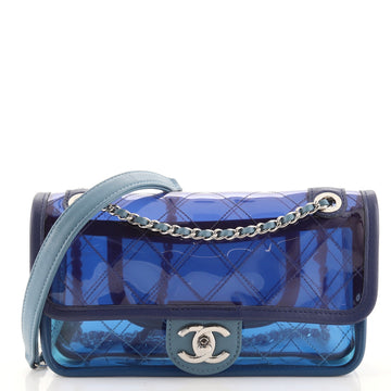 Chanel Coco Splash Flap Bag Quilted PVC With Lambskin Small